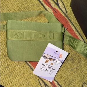 NWT wild one Green Treat Pouch